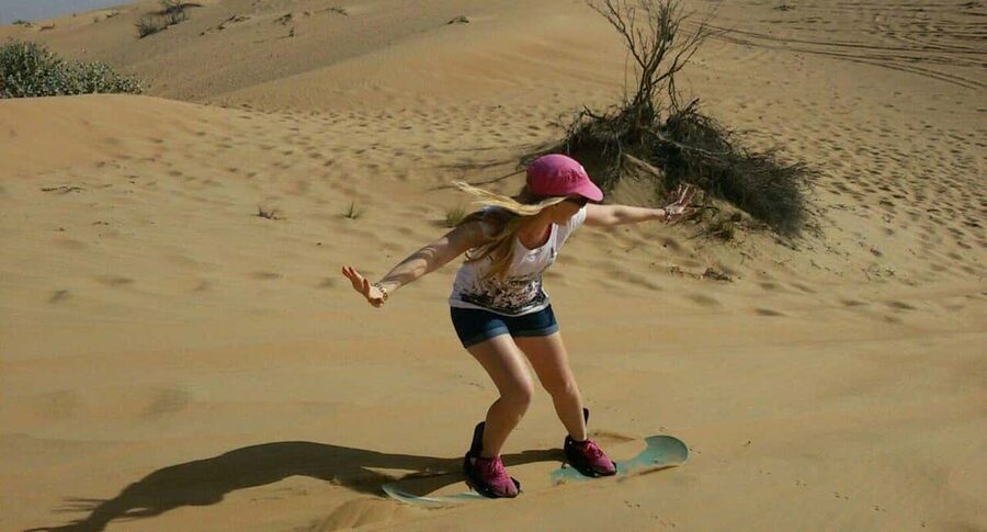 Dubai: Dune Quad Drive, Camels And Sand Boarding - Thirty minutes on a fully automatic quad bike