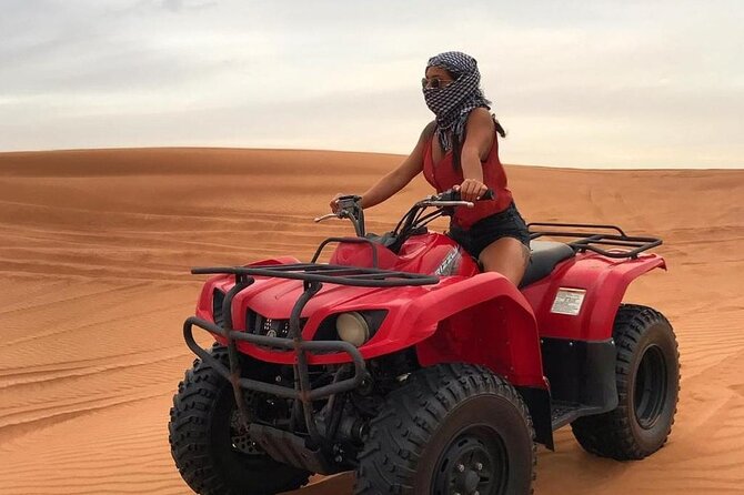 Dubai Dunes Safari With Quad Bike, Camel Ride, BBQ Dinner & Live Shows - The Al Awir camp after dark