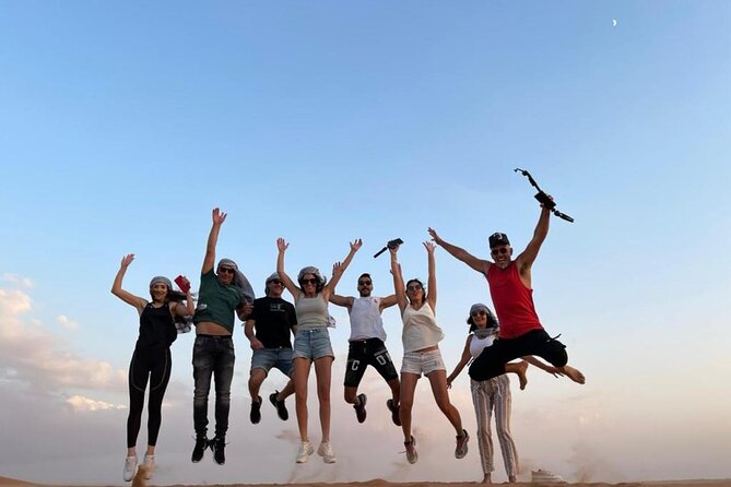 Dubai Evening Desert Safari With Transfers Dune Bashing & Dinner - Fire, belly dance, Tanoura, and Yola