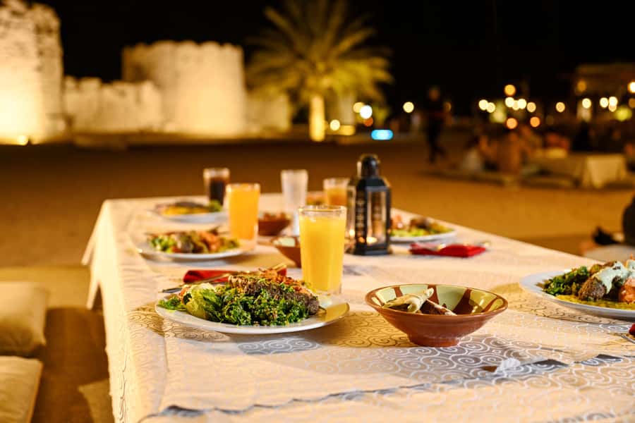 Dubai Fort Lisaili Desert: Quad, Buggy Ride & Free Souvenir - The evening shows: fire, tanoura, and belly dance