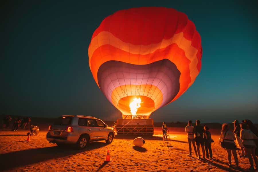 Dubai: Hot Air Balloon, Desert Safari, and Quad Biking Tour - Key points to know before booking