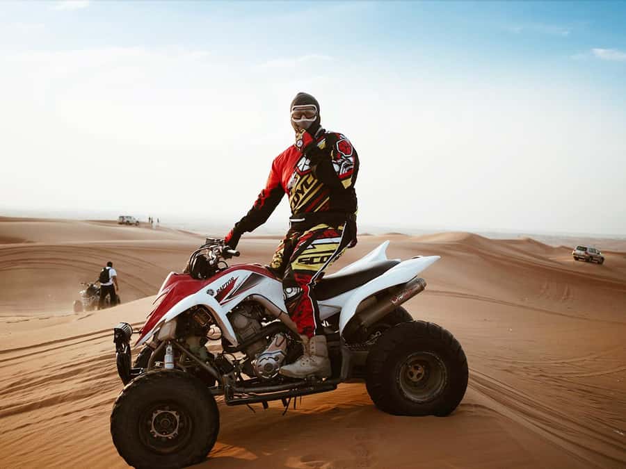 Dubai: Quad Bike or Dune Buggy Adventure & Optional Transfer - Key points at a glance