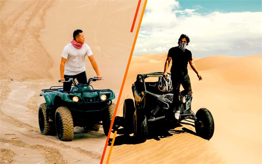 Dubai: Quad Bike or Dune Buggy Adventure & Optional Transfer - Red dunes, real engine power, and a useful choice of rides