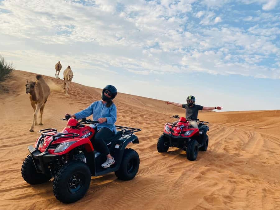 Dubai: Quad Bike Safari, Camels & Al Khayma Camp BBQ Dinner - BBQ dinner and the evening entertainment