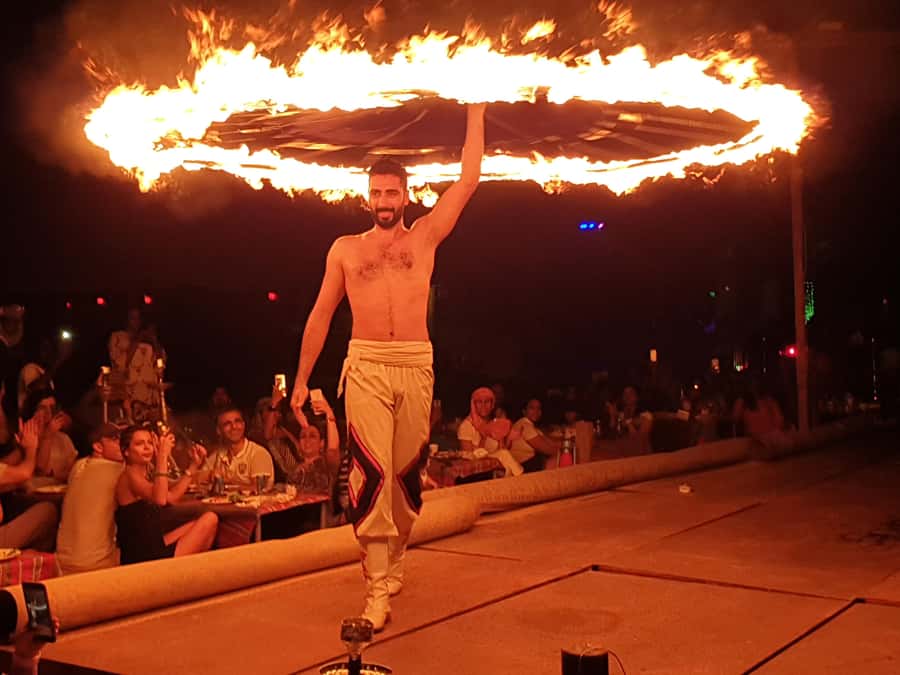 Dubai: Red Dune Desert, Dune Buggy Ride & BBQ Buffet Dinner - BBQ dinner and live performances