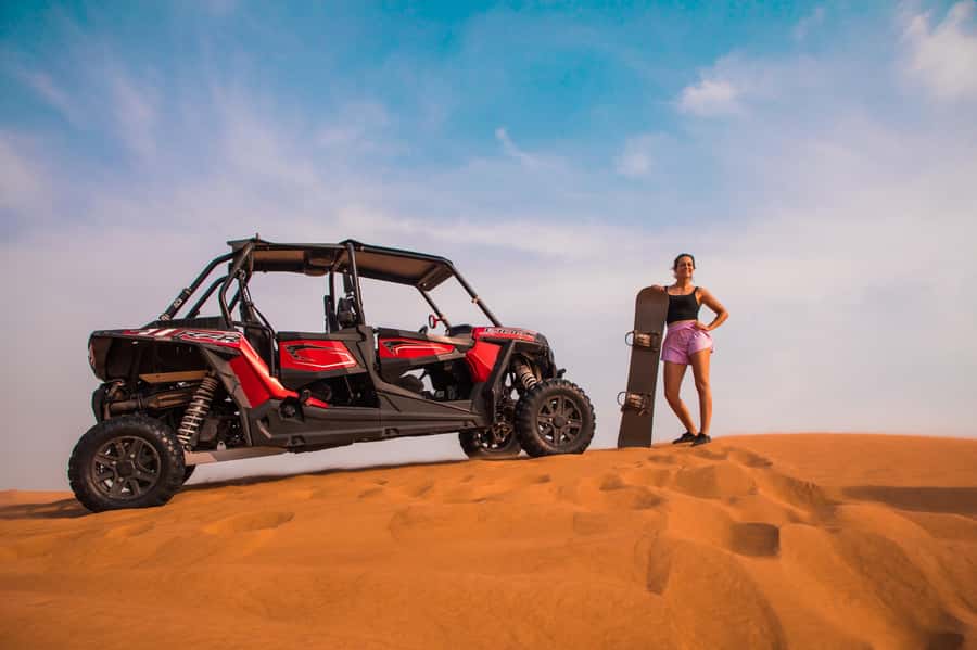 Dubai: Red Dune Desert Safari, Quad Bike, Camels, and BBQ - Camel rides and a slower desert pause