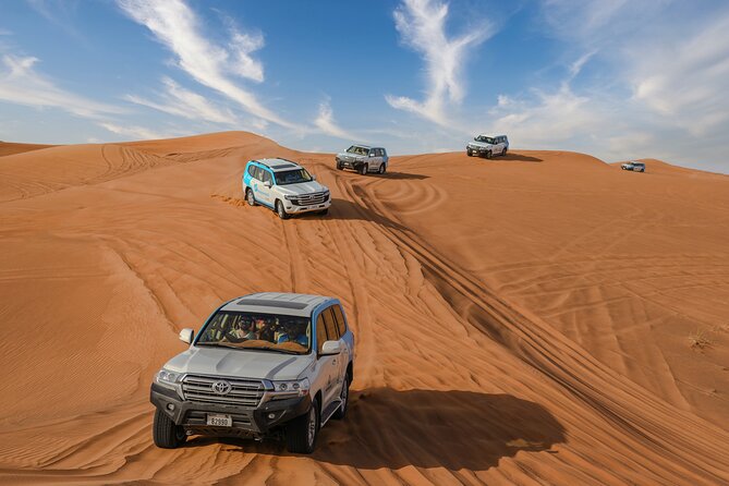 Dubai Red Dunes Desert Safari, Quad Bike, Camels at Al Khayma - From Dubai towers to Lahbab’s red dunes