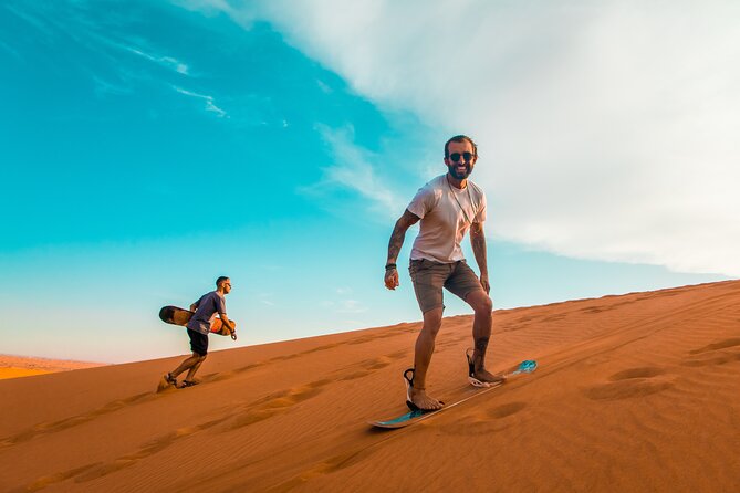 Dubai Red Dunes Desert Safari, Quad Bike, Camels at Al Khayma - Sandboarding and the best photo stop