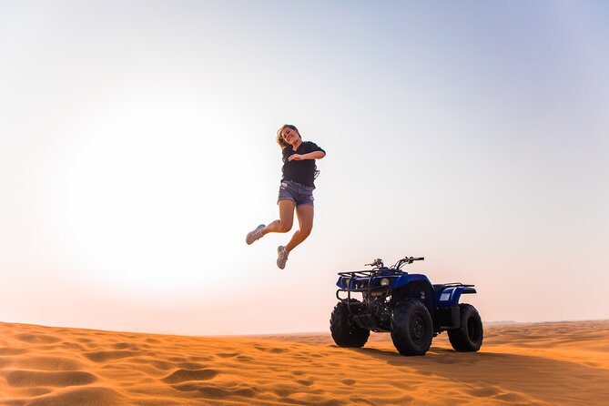 Dubai Red Dunes Desert Safari, Quad Bike, Camels at Al Khayma - The first stop: restrooms, quad bikes, and a practical pause