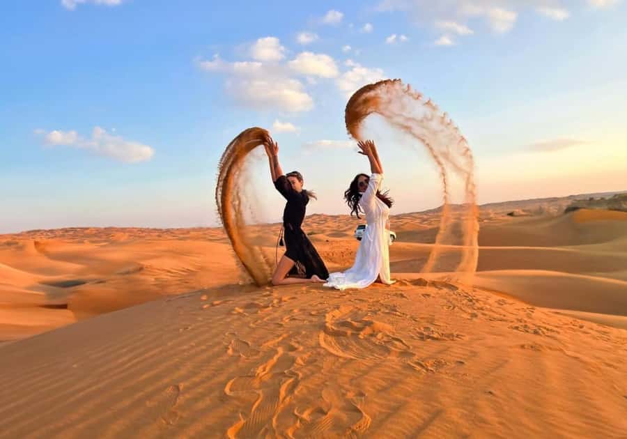 Dubai: Red Dunes Evening Quad Bike, Dune Blast with BBQ - The guides can shape the whole day