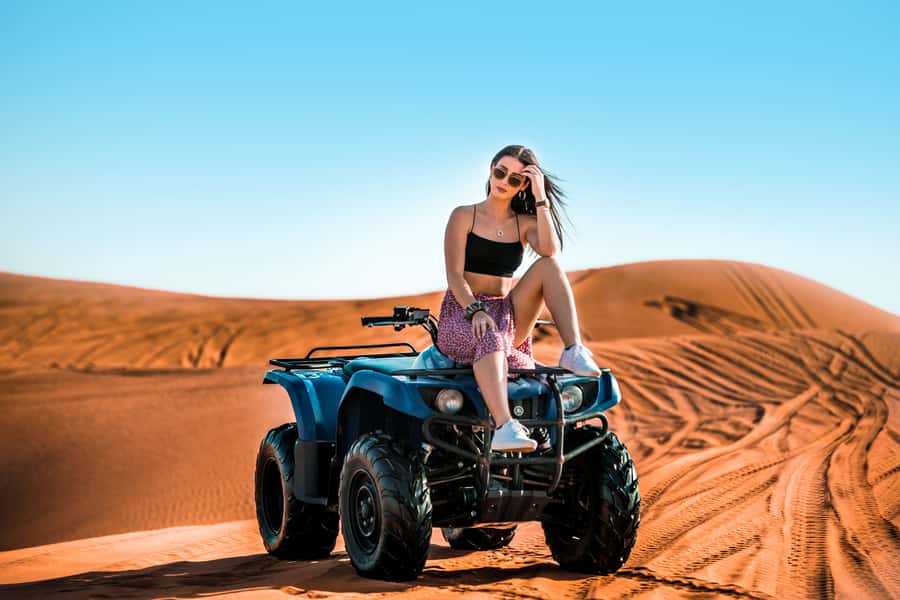 Dubai: Red Dunes Quad Bike, Dune Buggy, Camel & Refreshments - Timing, heat, and what to wear