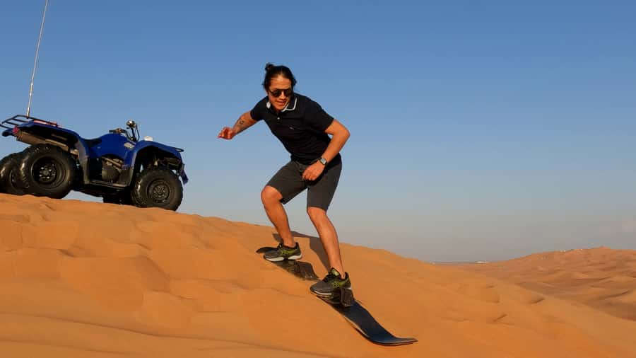 Dubai: Sandboarding, Camel Ride and Red Dune Bashing - The five-minute camel ride