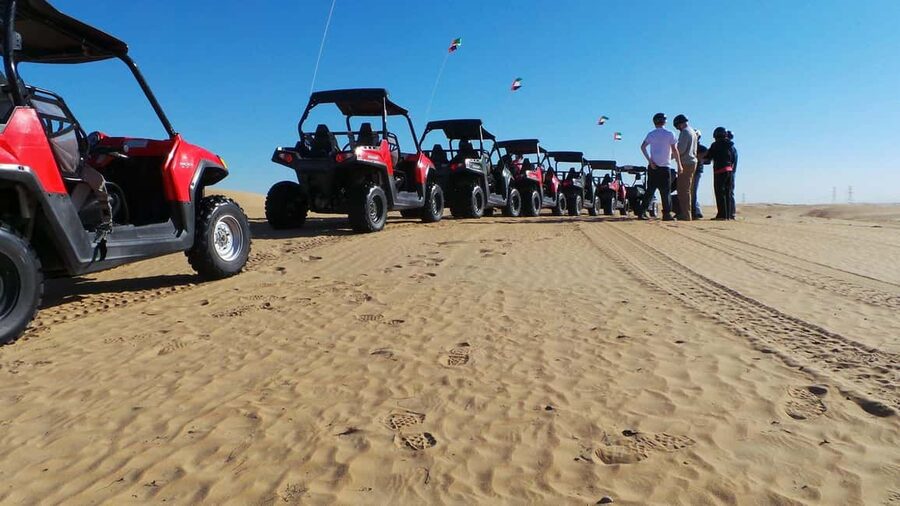 Dubai: Self-Drive Dune Buggy Safari with Pickup and Drop-Off - Getting ready for the buggy ride
