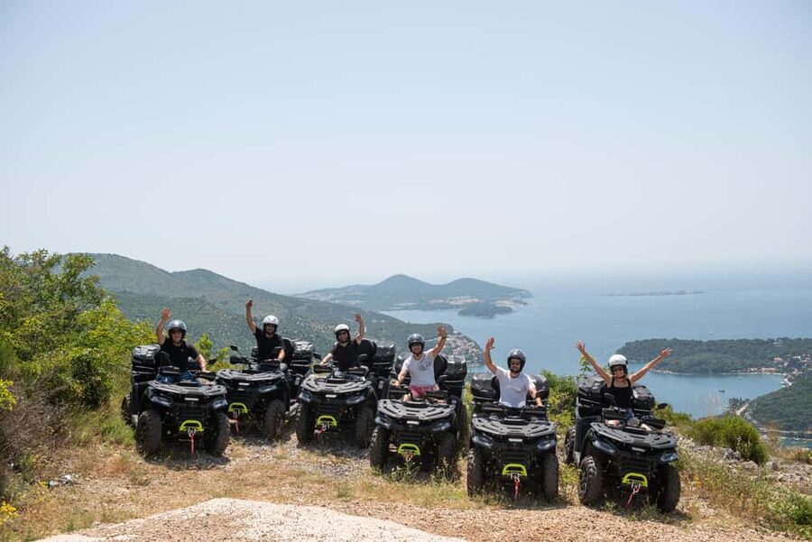 Dubrovnik: 2 Hour Countryside ATV/Quad Safari with pickup - The first viewpoint above Dubrovnik
