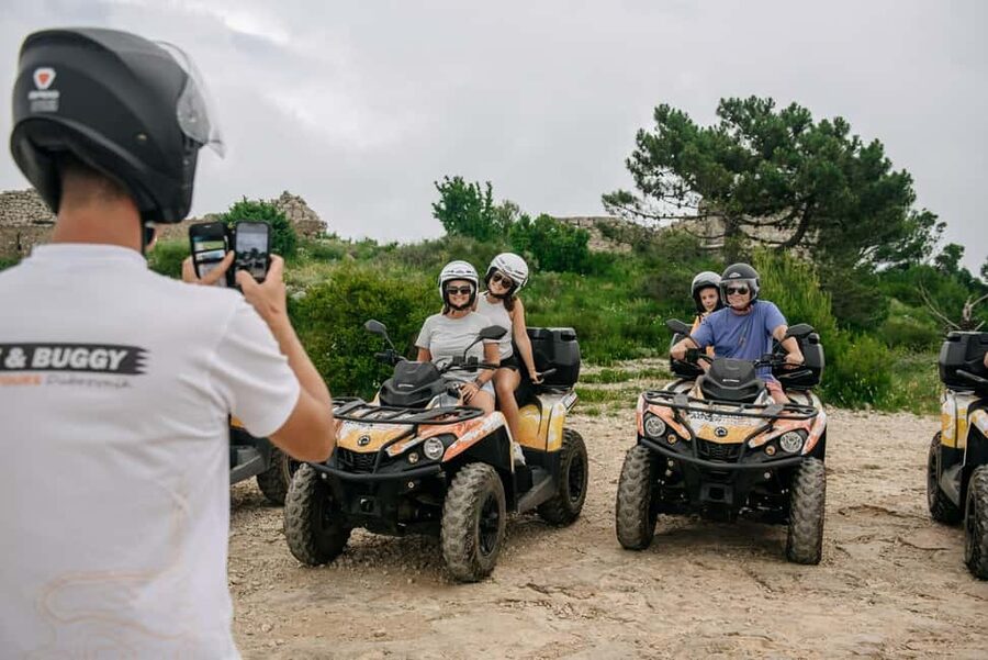 Dubrovnik: 3-hour ATV Safari Tour with Hotel Transfers - Strinčjera, an old fortress with an island view