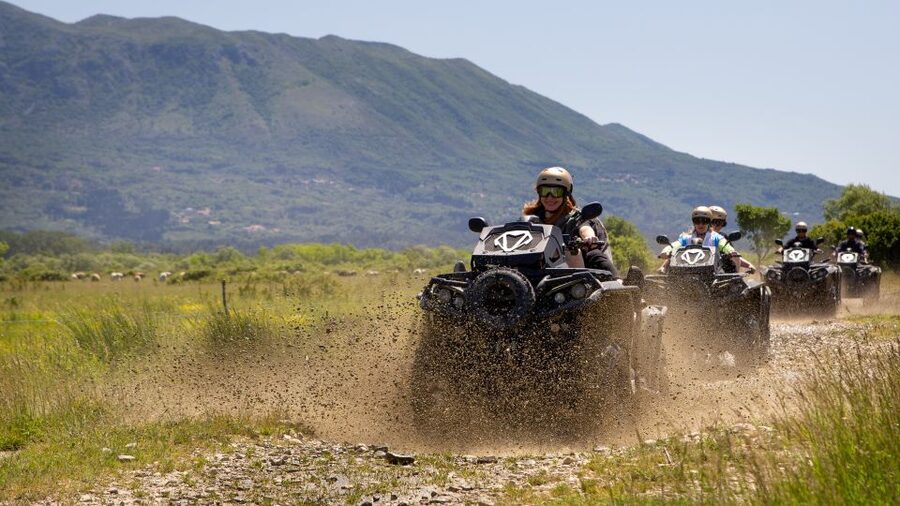 Dubrovnik: Kojan Koral ATV Quad Safari with transport - The second ride: rocks, viewpoints, and a hydrographic reserve