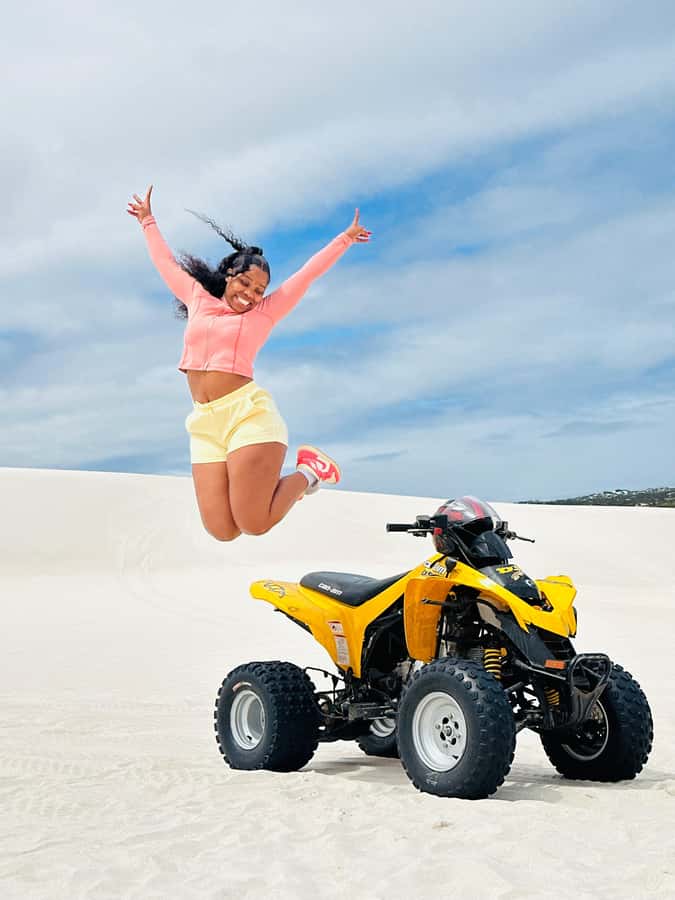 Dune Riders: Quad Bike Atlantis + Epic Photos! - Riding the white dunes of Atlantis