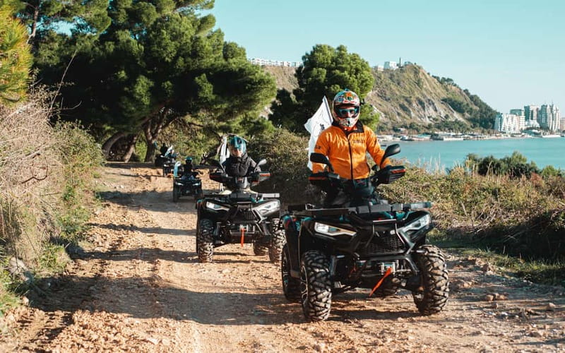Durres: Kallmi Guided ATV Quad Bike Tour with Helmet - What is included for $82?