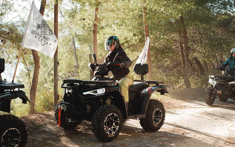 Durres: Kallmi Guided ATV Quad Bike Tour with Helmet - The first ride gives you time to settle in