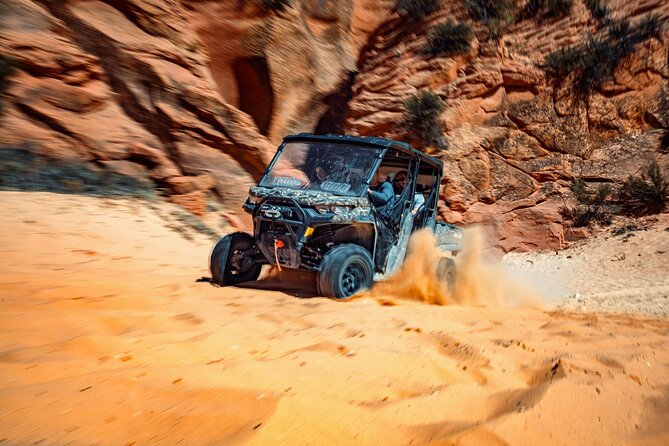 East Zion Canyoneering: Elkheart Canyon & UTV Tour - From Orderville to the red-rock trailhead