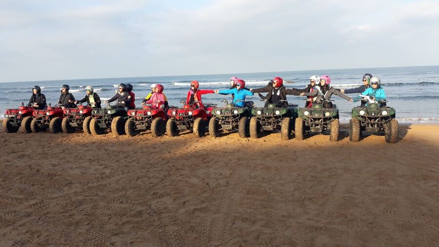 Essaouira P12 : 1h Quad bike tour and 1h dromedary Ride - From hotel pickup to the Essaouira coast