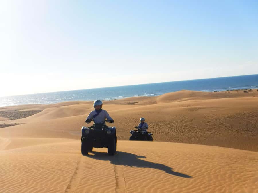 Essaouria: Beach & Big Dunes 2-Hour Quad Biking Tour - The beach section is fast fun, but not effortless