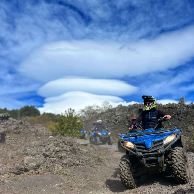 Etna quad tour - 2 hours - Crossing Etna’s eruptive fracture and lava fields