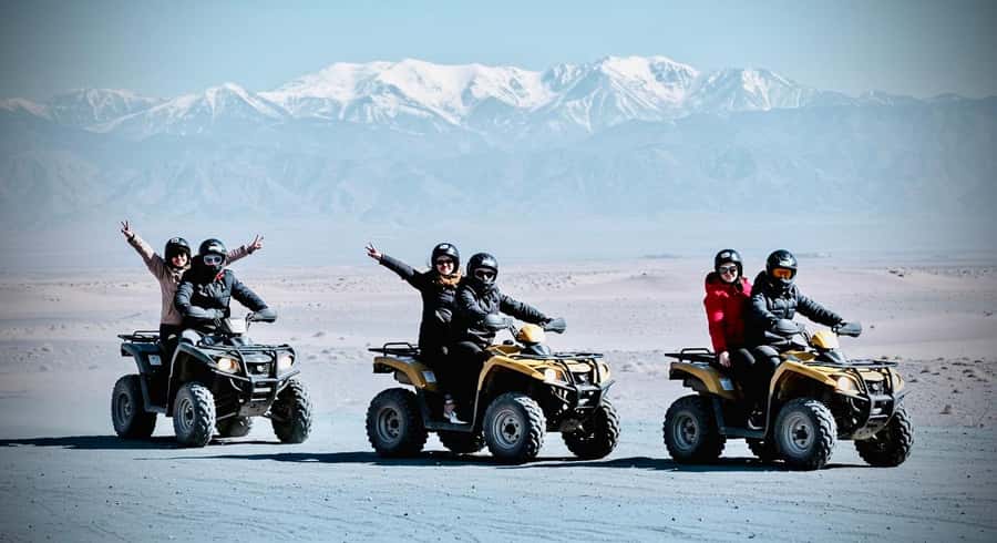 Evening Marrakech: Agafay Desert Quad , Camel & Dinner Shows - A peaceful camel ride near sunset