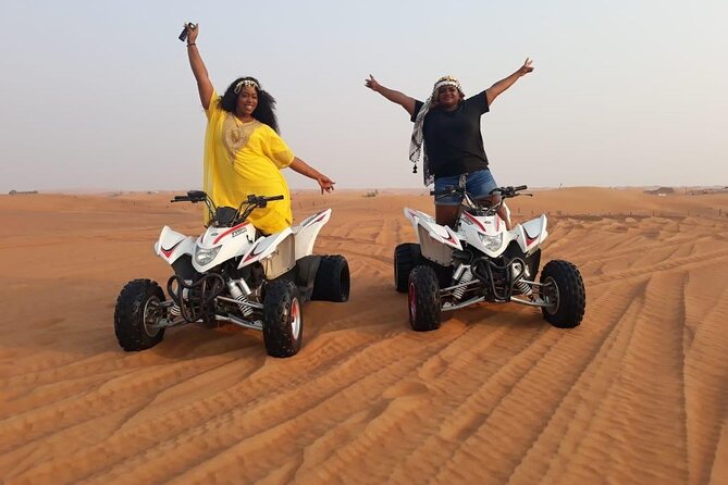 Evening Red Dunes Safari with Quad Biking, BBQ Dinner & LiveShows - Shared pickup and the ride toward Lahbab