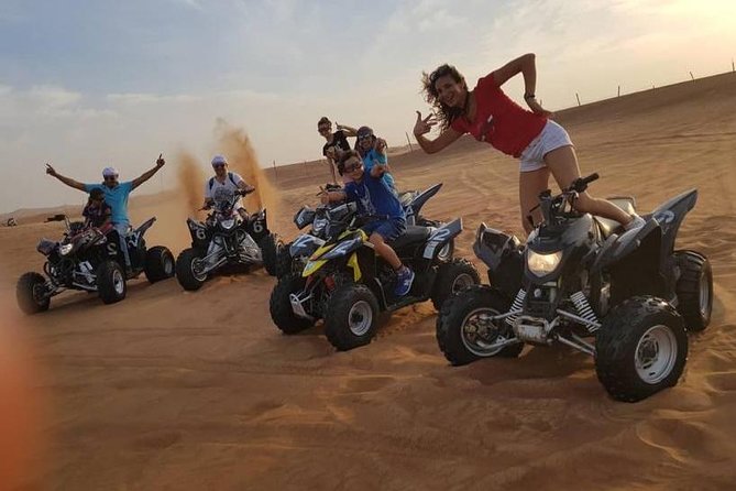 Evening Red Dunes Safari with Quad Biking, BBQ Dinner & LiveShows - Camel riding first, then quad bikes