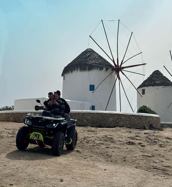 Explore Mykonos Island with a 650cc ATV / QUAD Tour - Armenistis Lighthouse at the northwestern tip
