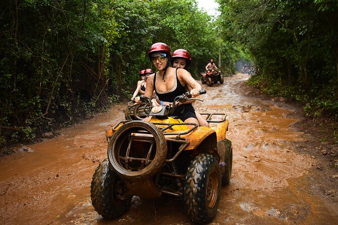 Extreme Horses Adventure with ATV, Ziplines & Cenote - ATV riding on the jungle route