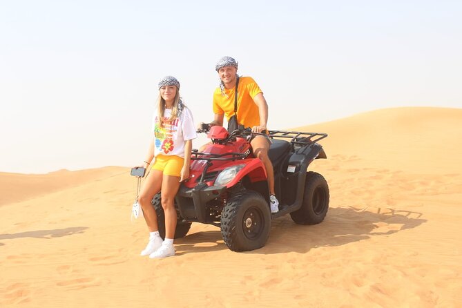 Extreme Quad Driving Adventure Tour - Quad Biking Across Open Desert