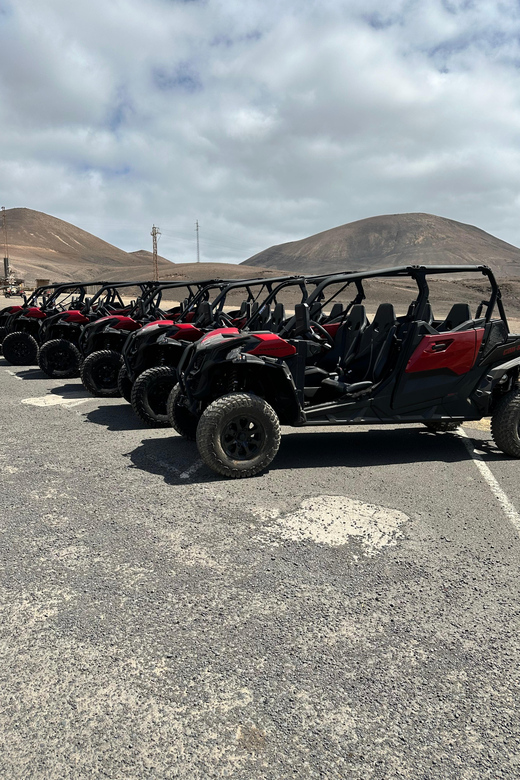 Family buggy - 4 seats, on road tour - Los Hervideros and the 15-minute volcanic stop