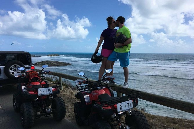 For hotel guests: Guided ATV Tour Dutch/French St. Maarten - Highlights & Beach - The water walk and iguana stop add something unexpected