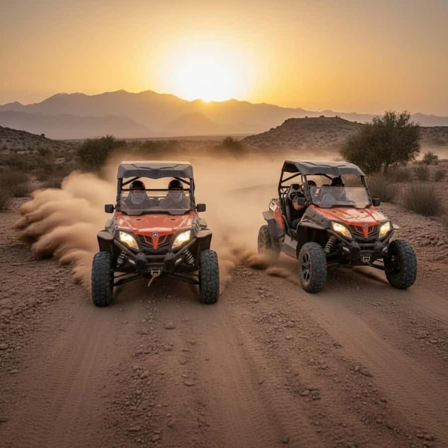 From Agadir/Taghazout: Buggy Safari Adventure & Moroccan Tea - The 20-minute ride from Agadir or Taghazout