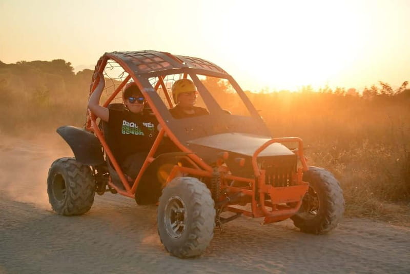 From Antalya: Desert Buggy Safari Near the City Center - Behind the handlebars on the desert-style track
