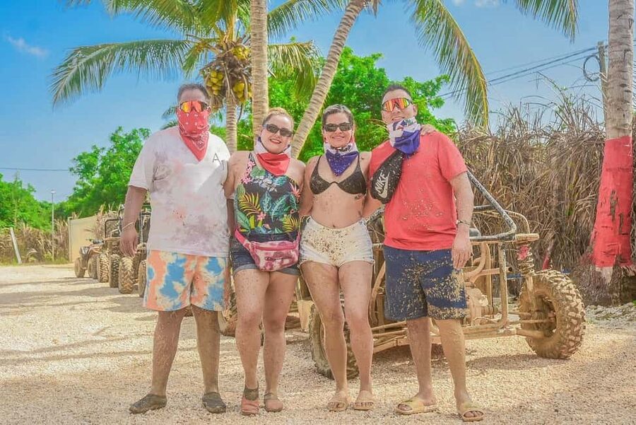 From Bávaro: Double Buggy Tour to Macao Beach and Cenote - Pickup from Bávaro requires attention