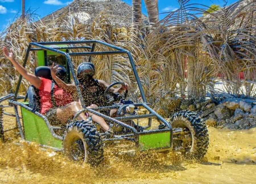 From Bávaro: Double Buggy Tour to Macao Beach and Cenote - Swimming in the Taino cave cenote