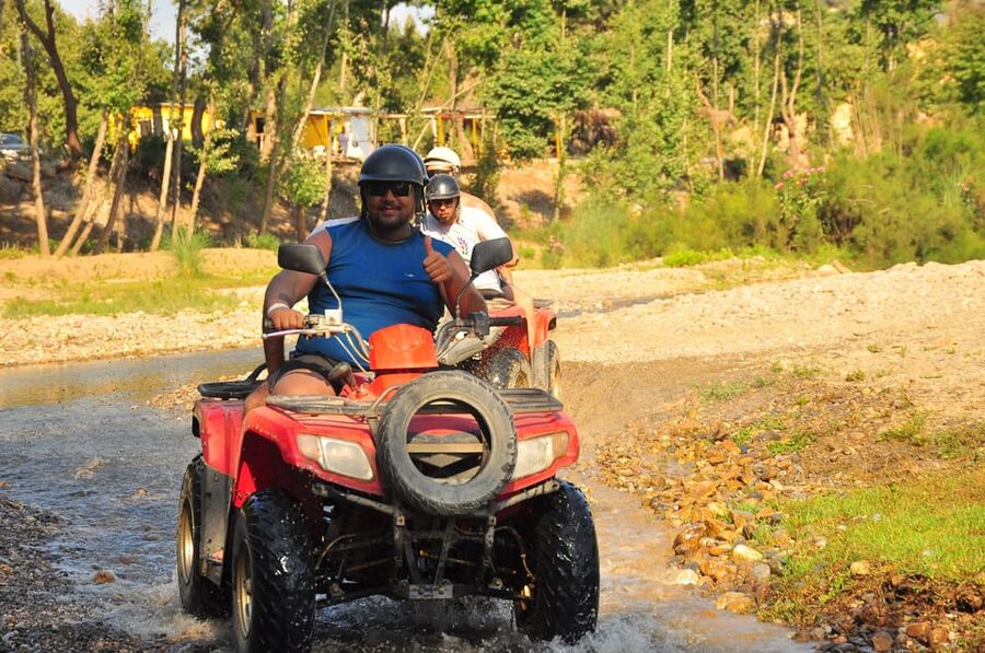 From Belek, Antalya Thrilling Quad Safari Adventure - From Belek pickup to the practice track