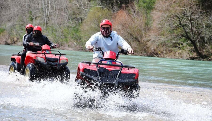 From city of Side: Taurus Mountains Quad ATV Tour - From Side to the Taurus foothills