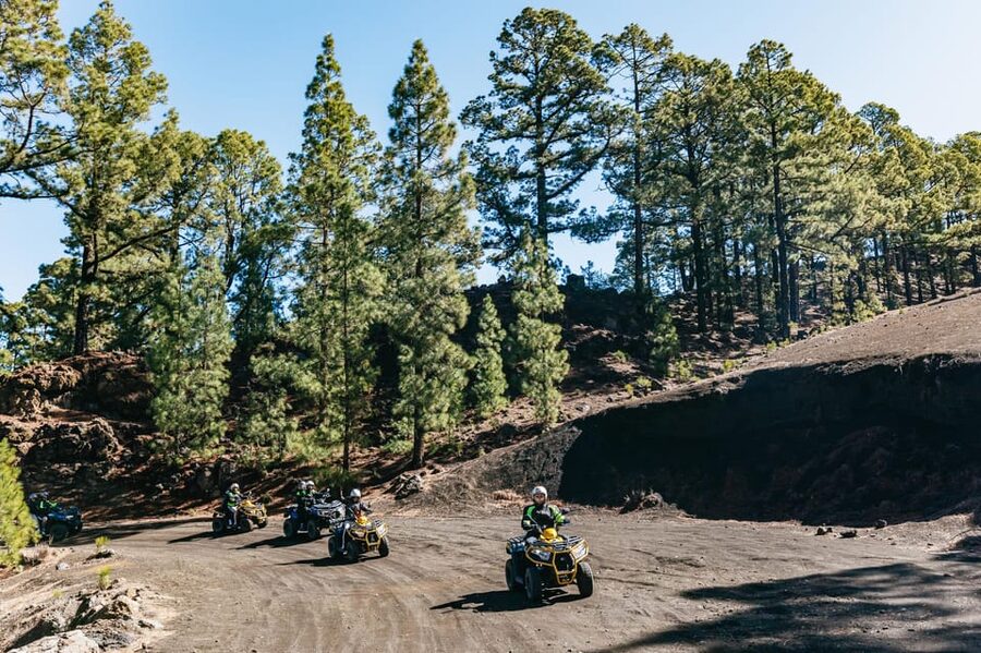 From Costa Adeje: Mount Teide Forest Off-Road Quad Bike Tour - Is the three-hour ride tiring?