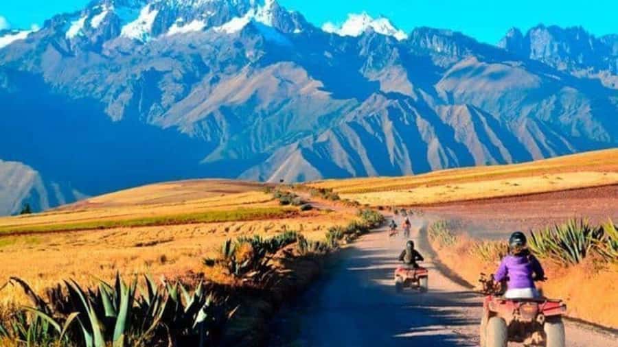 from Cusco: Atv Tour Maras, Moray, and Salt Mines - Starting with the ATV practice session