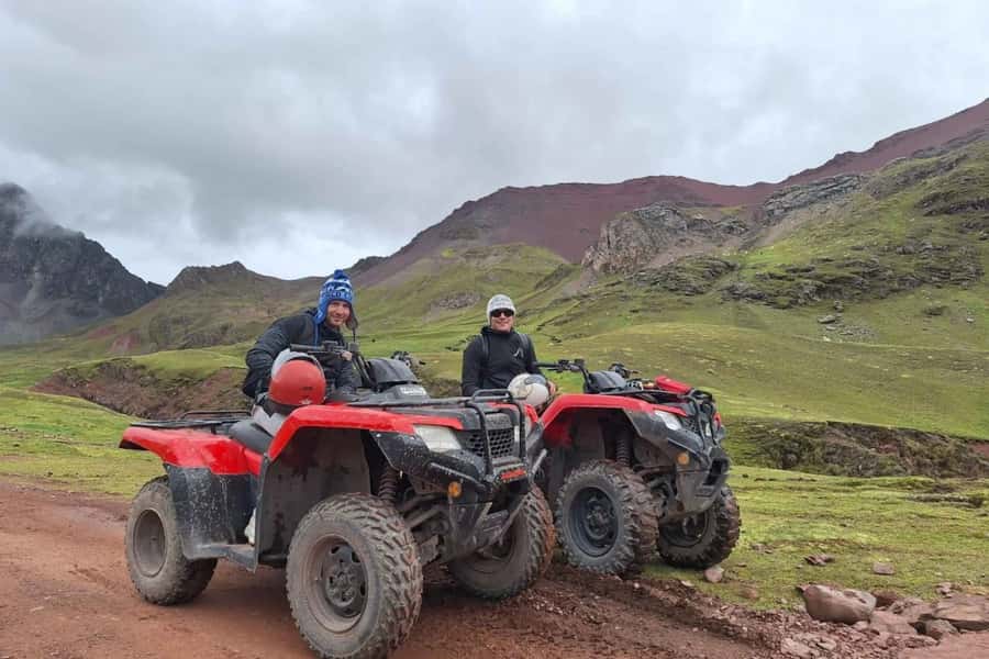 From Cusco: Rainbow Mountain in ATV Quad Bikes + meals - Reaching Rainbow Mountain without the full hike