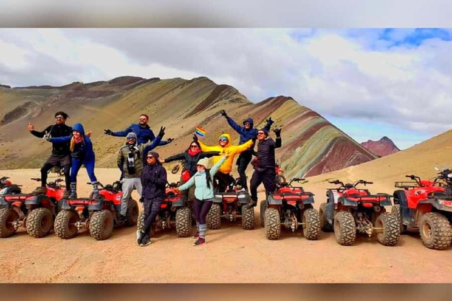From Cusco: Rainbow Mountain in ATV Quad Bikes + meals - What the price includes at $77
