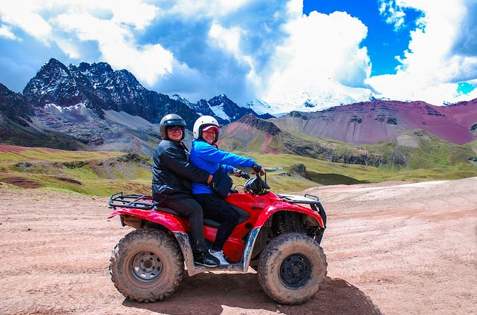 From Cusco: Vinicunca Rainbow Mountain ATV Tour with Meals - Walking the final stretch to Vinicunca