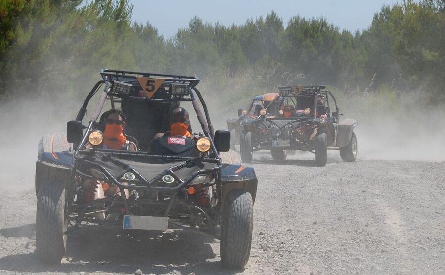 From East Mallorca: Guided Beach and Mountain Buggy Tour - A 30-minute swim at Cala Murada