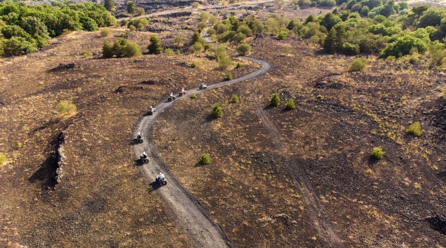 From Etna South: Ride a Quad Bike on the Volcano - Inside a lava-flow cave