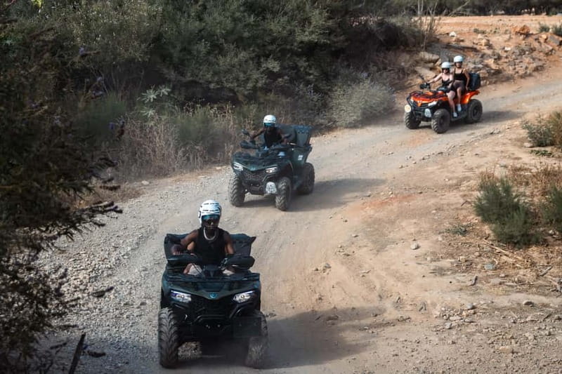 From Heraklion: Wild Crete Quad Safari 3-Hour Adventure - Hilltop views after the cave