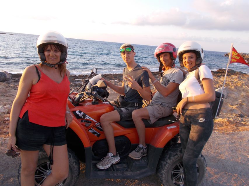 From Hersonissos/Malia: Guided Sunset Quad Safari - Malia safety briefing and the 520cc ATV